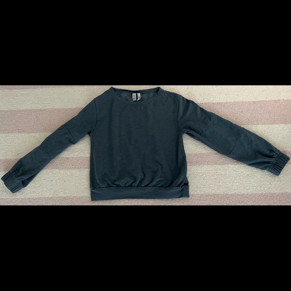 A blue medium long-sleeve top made By Zella.
